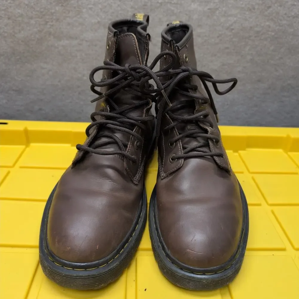 Dr Martens Awley Men's Brown Leather Boots Lace Up Size 13 M AW004
